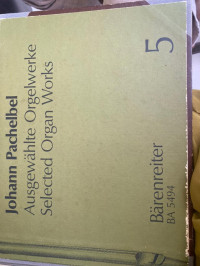 Image of AUSGEWAHLTE ORGELWERKWE SELECTED ORGAN WORKS