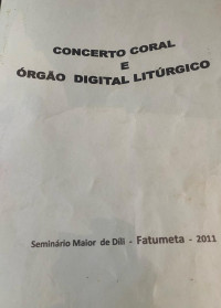 Image of CONCERTO CORAL E ORGAO DIGITAL LITURGICO