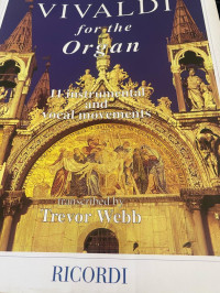 Image of VIVALDI for the Organ