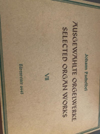 Image of AUSGEWAHLTE ORGELWERKE SELECTED ORGAN WORKS