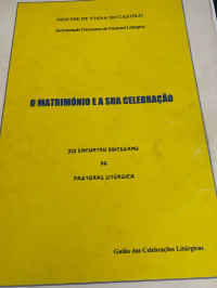 Image of O MATRIMONIO E A SUA CELEBRACAO