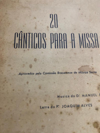 Image of 20 CANTICOS PARA A MISSA